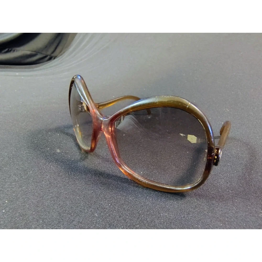 Vintage French Sunglasses 1960s 1970s Tortoise‎ Shell Made In France With Case